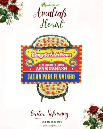 Bunga Papan Congratulation di Batang Arau